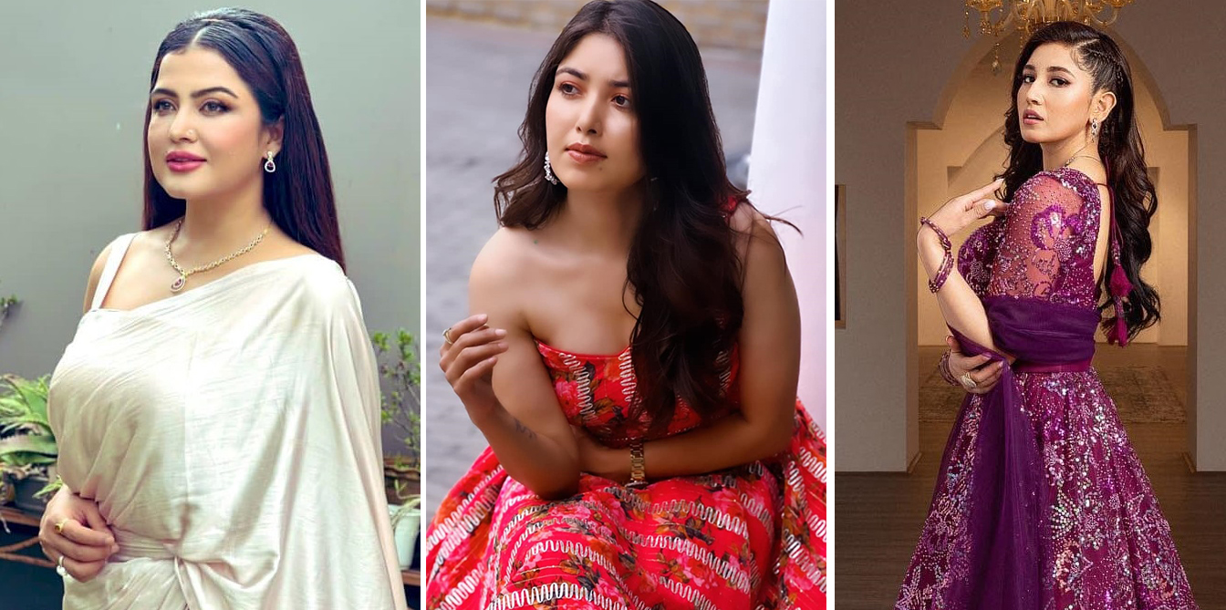 rekha thapa, pooja sharma and aachal sharma